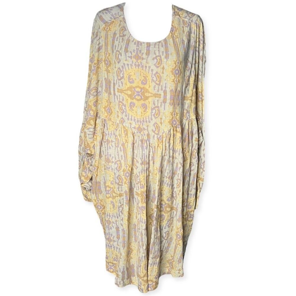 Free People This Is It Tunic Parchment Combo sz XS OB1355329 - Picture 2 of 15